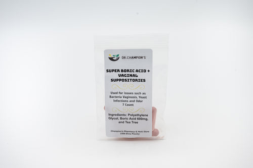 Champion's Boric Acid Suppositories 7 count