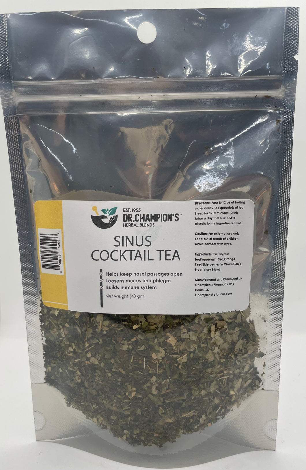 Champion’s Sinus Cocktail Tea