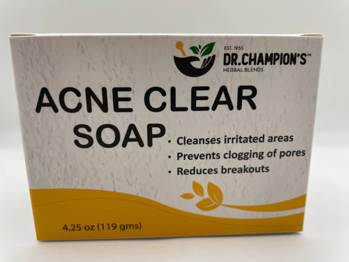 Champion’s Clear Acne Soap 4.25oz