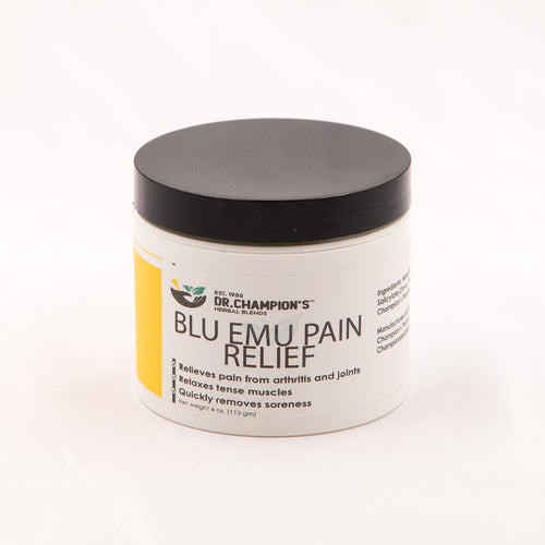 Champion’s Blu Emu Pain Relief